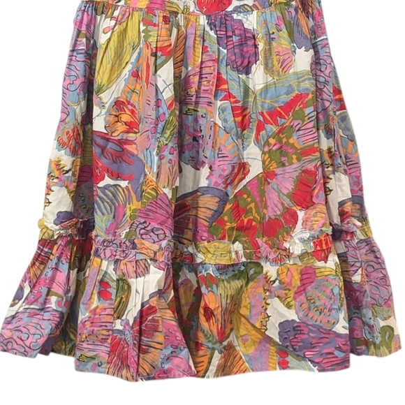 NWT Caroline Constas Multicolor Papillion Floral Print Mini Dress - Picture 4 of 9